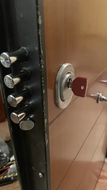Κλειδαριά πόρτας ασφαλείας με πείρους